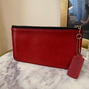 Vintage Coach Skinny Case #7170 Red Leather